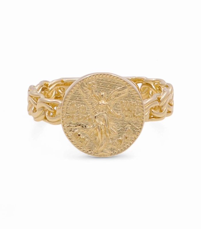 14K Yellow Gold Centenary Women's Ring / Size: 7 / Weight: 2.5 GR / DPWR4CN
